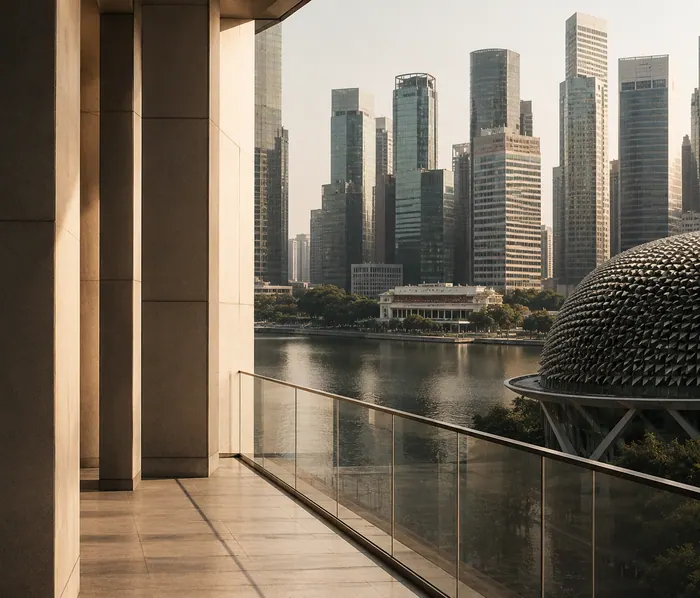 Singapore city skyline